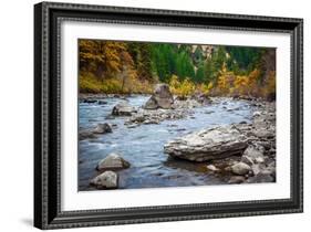 Rocky River-Michael Broom-Framed Photographic Print