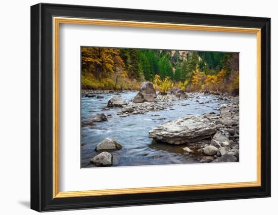 Rocky River-Michael Broom-Framed Photographic Print