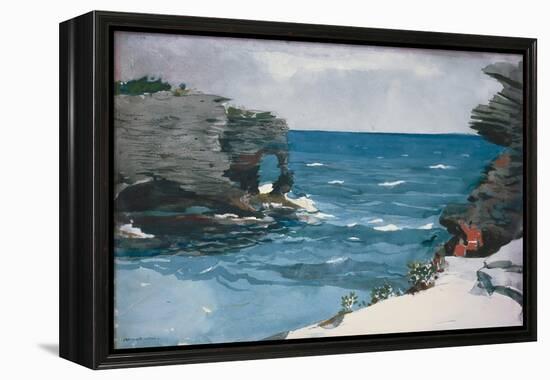 Rocky Shore, 1900-Winslow Homer-Framed Premier Image Canvas