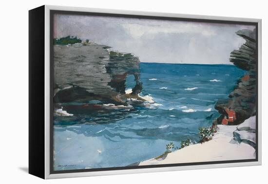 Rocky Shore, 1900-Winslow Homer-Framed Premier Image Canvas