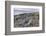 Rocky shore near Pirnmill looking out across the Kilbrannan Sound to Mull of Kintyre, Isle of Arran-Gary Cook-Framed Photographic Print