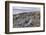 Rocky shore near Pirnmill looking out across the Kilbrannan Sound to Mull of Kintyre, Isle of Arran-Gary Cook-Framed Photographic Print