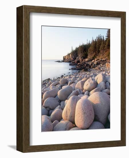 Rocky Shore-Jim Zuckerman-Framed Photographic Print