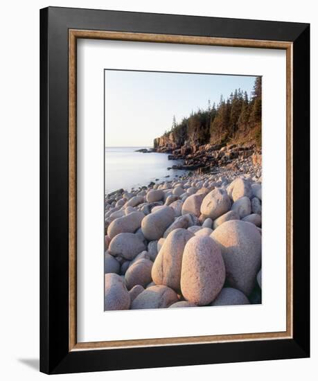 Rocky Shore-Jim Zuckerman-Framed Photographic Print