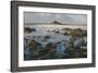 Rocky Shoreline and St. Michaels Mount, Early Morning, Cornwall, England, United Kingdom, Europe-Mark Doherty-Framed Photographic Print
