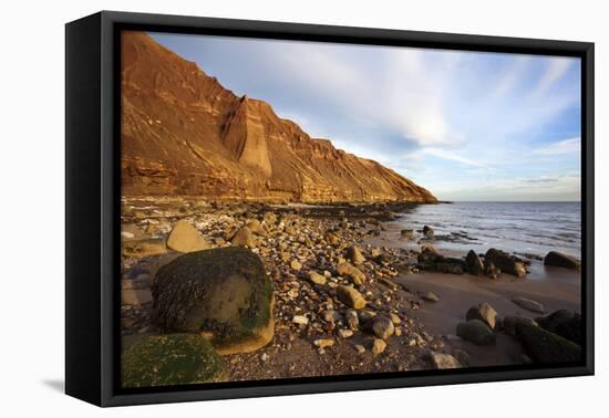 Rocky Shoreline Below Carr Naze-Mark Sunderland-Framed Premier Image Canvas