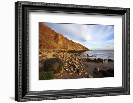 Rocky Shoreline Below Carr Naze-Mark Sunderland-Framed Photographic Print