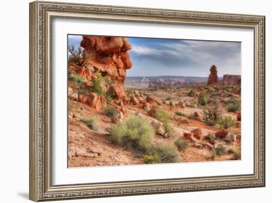 Rocky Southwest Landscape, Moab-Vincent James-Framed Photographic Print