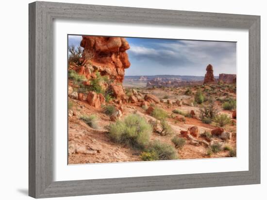 Rocky Southwest Landscape, Moab-Vincent James-Framed Photographic Print