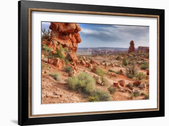 Rocky Southwest Landscape, Moab-Vincent James-Framed Photographic Print