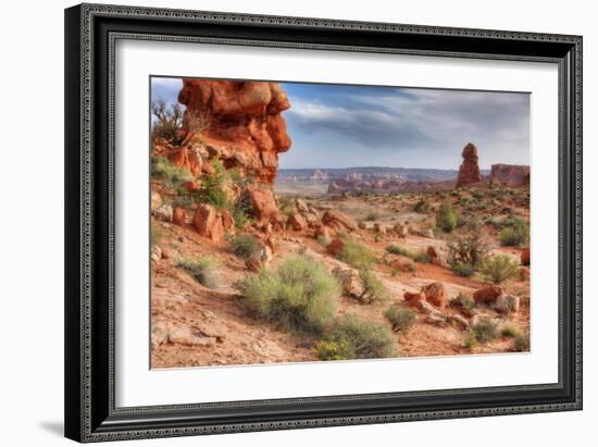 Rocky Southwest Landscape, Moab-Vincent James-Framed Photographic Print