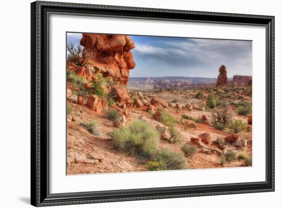 Rocky Southwest Landscape, Moab-Vincent James-Framed Photographic Print