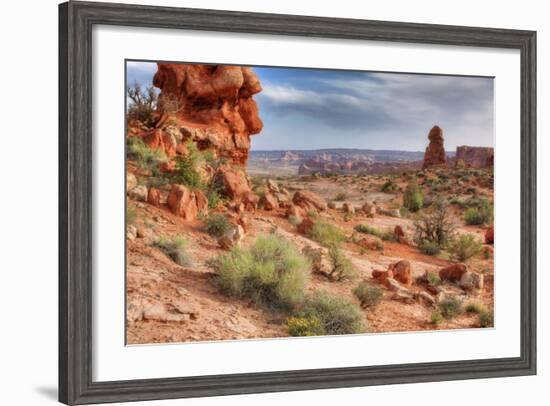 Rocky Southwest Landscape, Moab-Vincent James-Framed Photographic Print