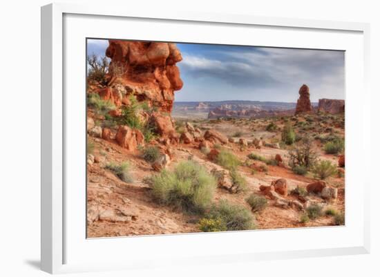 Rocky Southwest Landscape, Moab-Vincent James-Framed Photographic Print