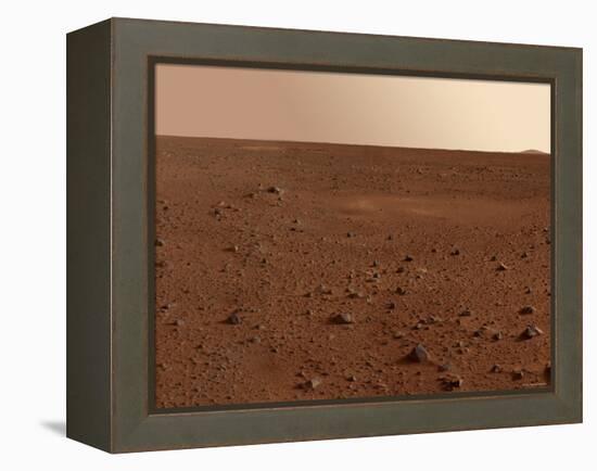 Rocky Surface of Mars-Stocktrek Images-Framed Premier Image Canvas