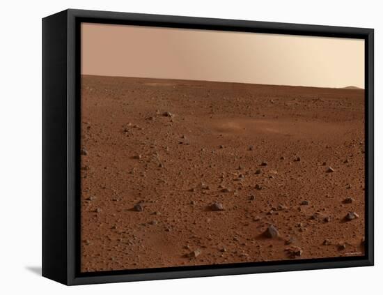 Rocky Surface of Mars-Stocktrek Images-Framed Premier Image Canvas