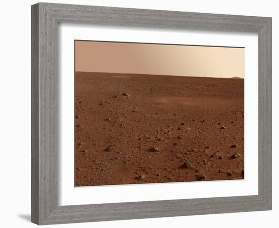 Rocky Surface of Mars-Stocktrek Images-Framed Photographic Print