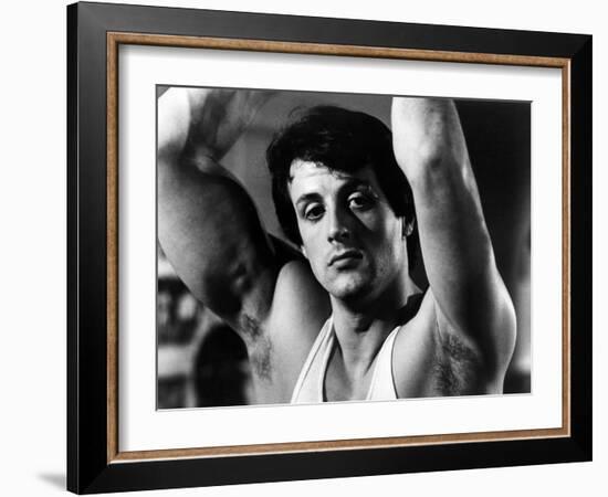 Rocky, Sylvester Stallone, 1976-null-Framed Photo