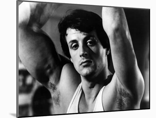 Rocky, Sylvester Stallone, 1976-null-Mounted Photo