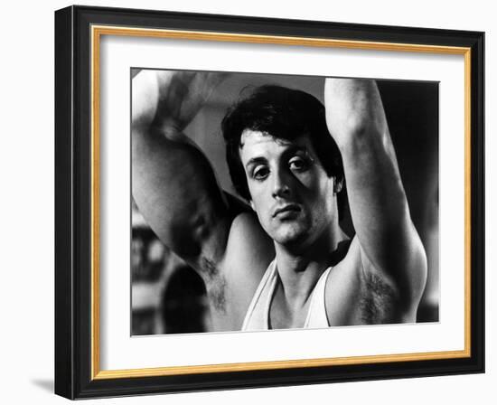 Rocky, Sylvester Stallone, 1976-null-Framed Photo