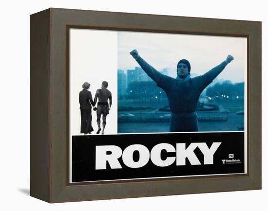 Rocky, Sylvester Stallone, 1976-null-Framed Stretched Canvas