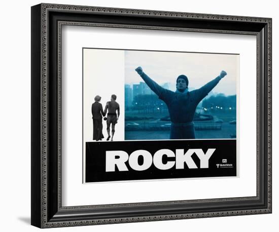 Rocky, Sylvester Stallone, 1976-null-Framed Premium Giclee Print