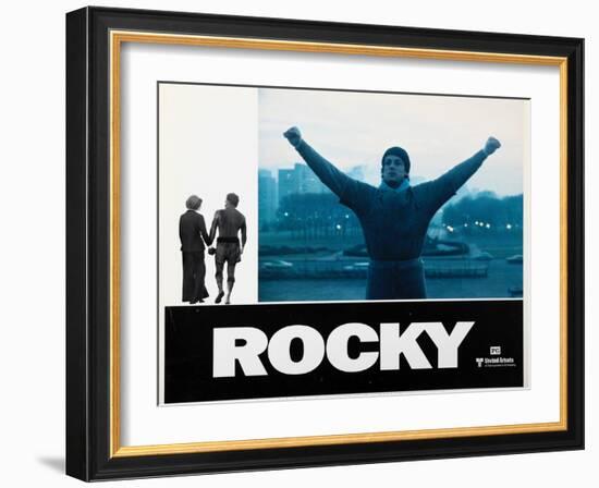 Rocky, Sylvester Stallone, 1976-null-Framed Art Print