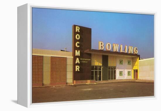 Rocmar Bowling Alley, Retro-null-Framed Stretched Canvas