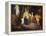 Rococo genre scene: French Comedy --Jean Antoine Watteau-Framed Premier Image Canvas