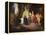 Rococo genre scene: French Comedy --Jean Antoine Watteau-Framed Premier Image Canvas