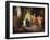 Rococo genre scene: French Comedy --Jean Antoine Watteau-Framed Giclee Print