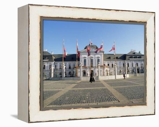 Rococo Grassalkovich Palace Dating from 1760s, Bratislava, Slovakia-Richard Nebesky-Framed Premier Image Canvas