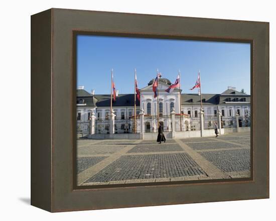 Rococo Grassalkovich Palace Dating from 1760s, Bratislava, Slovakia-Richard Nebesky-Framed Premier Image Canvas