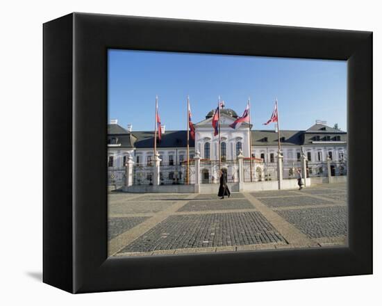 Rococo Grassalkovich Palace Dating from 1760s, Bratislava, Slovakia-Richard Nebesky-Framed Premier Image Canvas