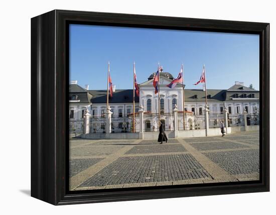 Rococo Grassalkovich Palace Dating from 1760s, Bratislava, Slovakia-Richard Nebesky-Framed Premier Image Canvas