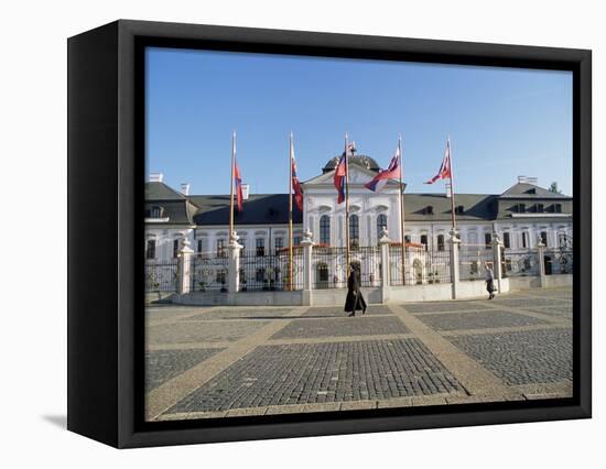 Rococo Grassalkovich Palace Dating from 1760s, Bratislava, Slovakia-Richard Nebesky-Framed Premier Image Canvas