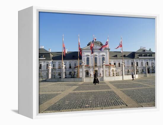 Rococo Grassalkovich Palace Dating from 1760s, Bratislava, Slovakia-Richard Nebesky-Framed Premier Image Canvas