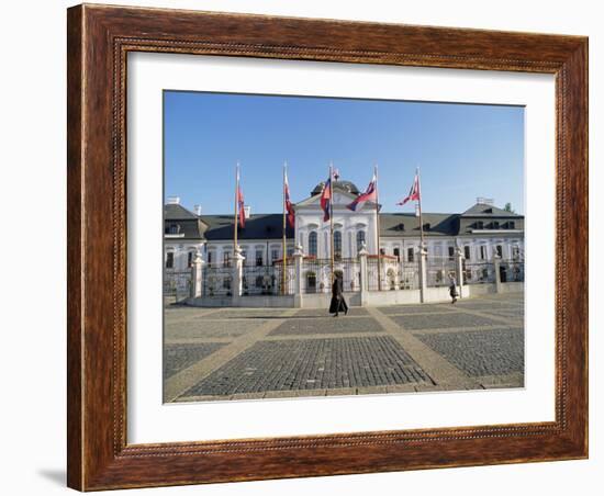 Rococo Grassalkovich Palace Dating from 1760s, Bratislava, Slovakia-Richard Nebesky-Framed Photographic Print