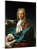 Rococo : Portrait of a Mathematican Par Pittoni, Giovan Battista (1687-1767), C. 1740. Oil on Canva-Giovanni Battista Pittoni-Mounted Giclee Print