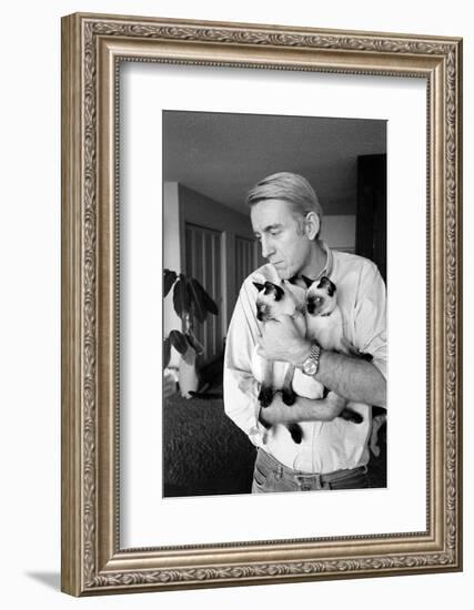 Rod Mckuen- American Poet and Visionary in the Revitalization of Popular Poetry, 1967-Ralph Crane-Framed Photographic Print