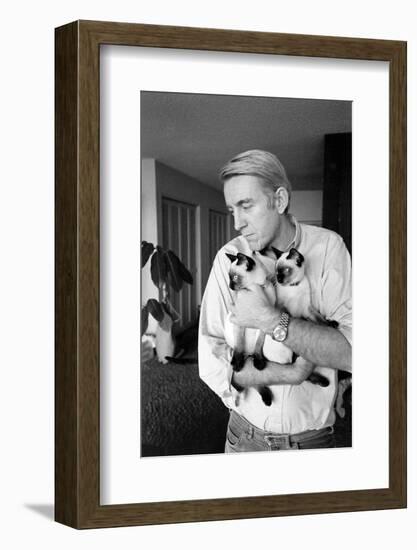 Rod Mckuen- American Poet and Visionary in the Revitalization of Popular Poetry, 1967-Ralph Crane-Framed Photographic Print