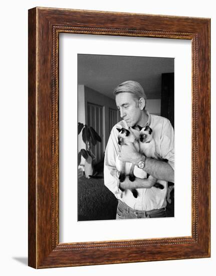 Rod Mckuen- American Poet and Visionary in the Revitalization of Popular Poetry, 1967-Ralph Crane-Framed Photographic Print