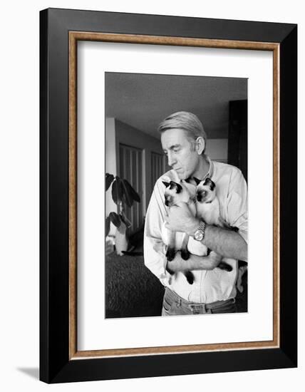 Rod Mckuen- American Poet and Visionary in the Revitalization of Popular Poetry, 1967-Ralph Crane-Framed Photographic Print