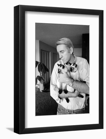 Rod Mckuen- American Poet and Visionary in the Revitalization of Popular Poetry, 1967-Ralph Crane-Framed Photographic Print