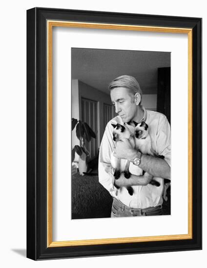 Rod Mckuen- American Poet and Visionary in the Revitalization of Popular Poetry, 1967-Ralph Crane-Framed Photographic Print