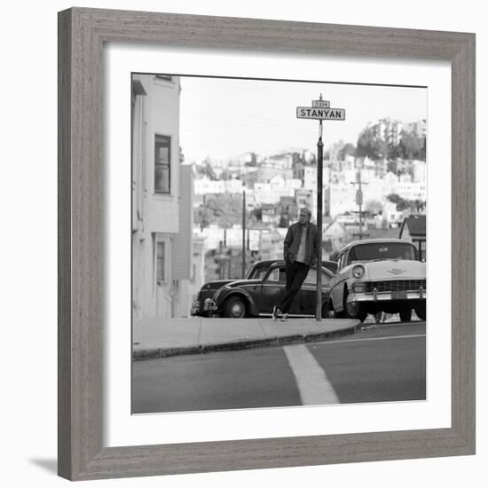 Rod Mckuen- American Poet and Visionary in the Revitalization of Popular Poetry, 1967-Ralph Crane-Framed Photographic Print