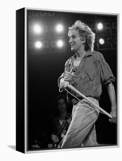Rod Stewart on Stage at M.S.G-null-Framed Premier Image Canvas