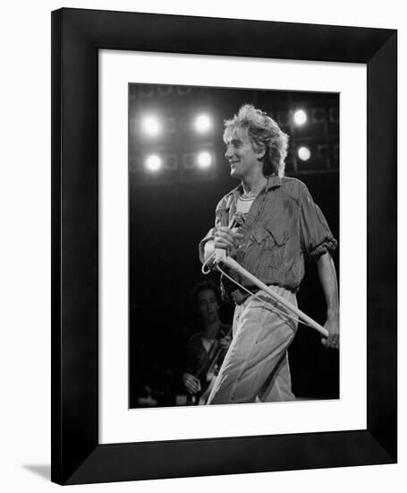 Rod Stewart on Stage at M.S.G-null-Framed Premium Photographic Print