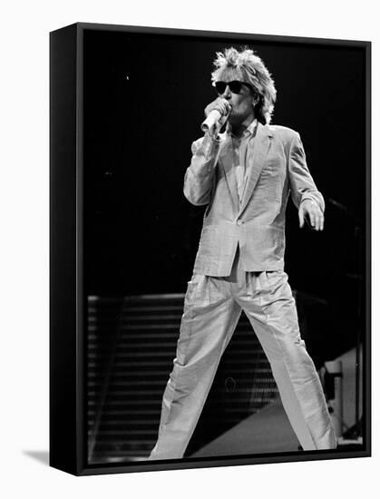 Rod Stewart on Stage at M.S.G-null-Framed Premier Image Canvas