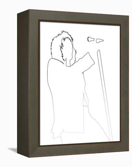 Rod Stewart-Logan Huxley-Framed Stretched Canvas